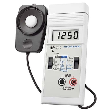 Traceable Dual-Range Light Meter With Re